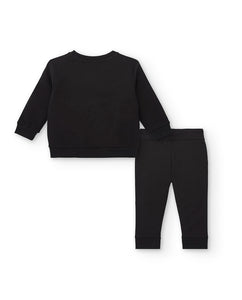 Plush Sweatshirt And Trousers