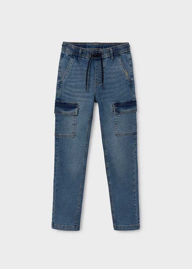 Παντελονι Denim Jogger Cargo